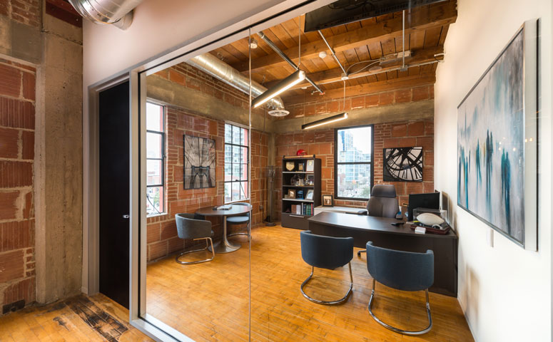 Spaces We Love: NoonanLance’s Industrial Chic Office - Hughes Marino