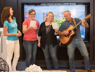 The first ever Hughes Marino Core Values contest inspired some very creative performances