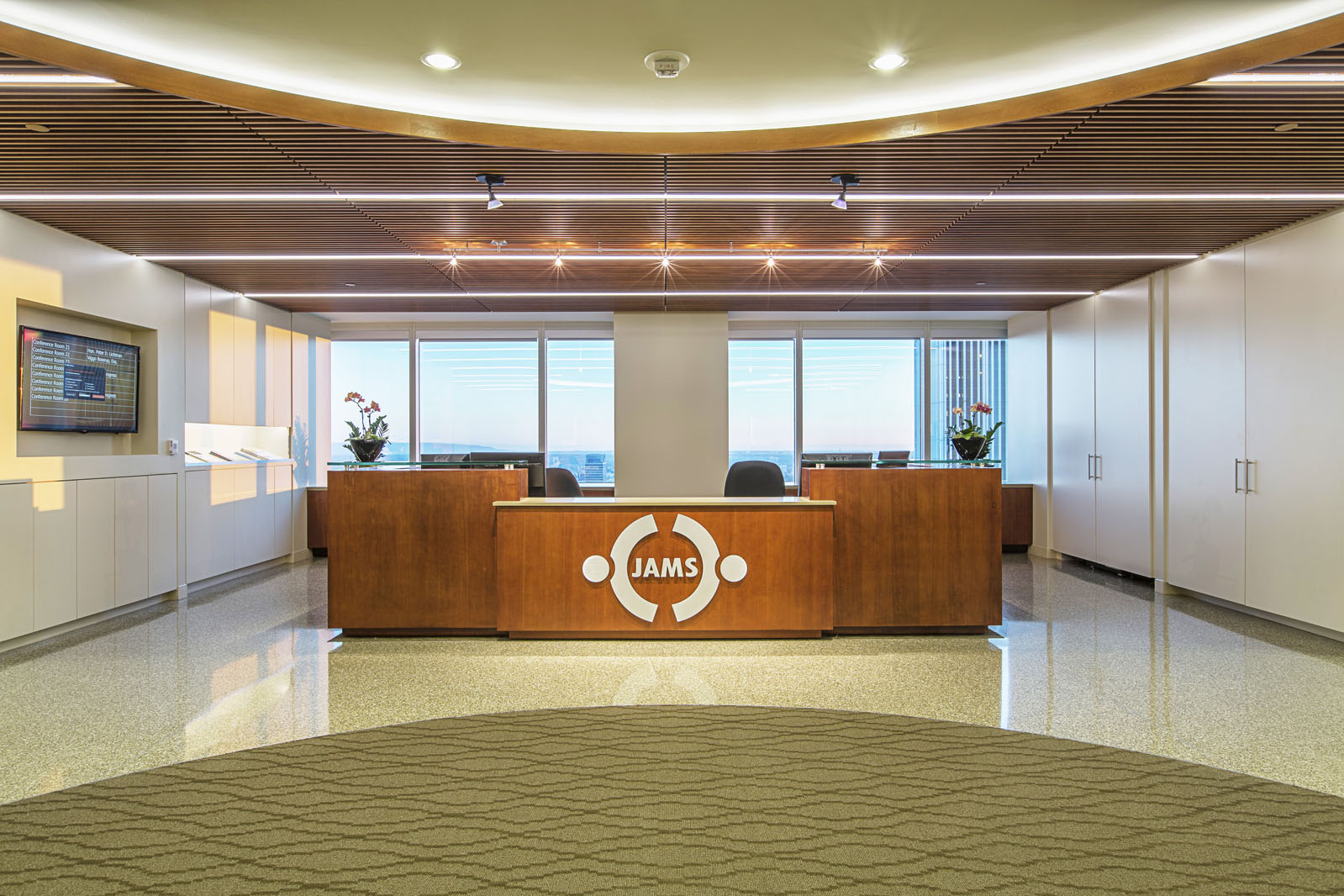 JAMS reception desk