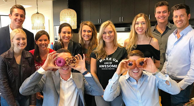 hughes marino ranked number one best place to work los angeles business journal
