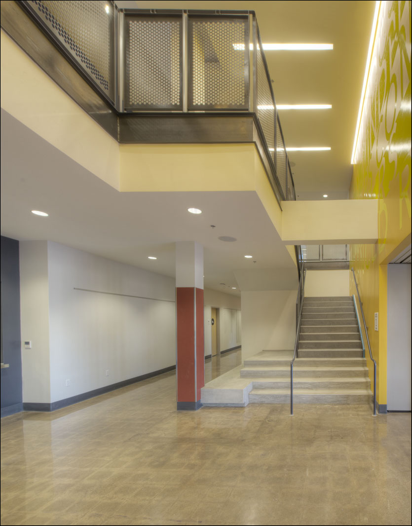 Albert Einstein Academies central staircase