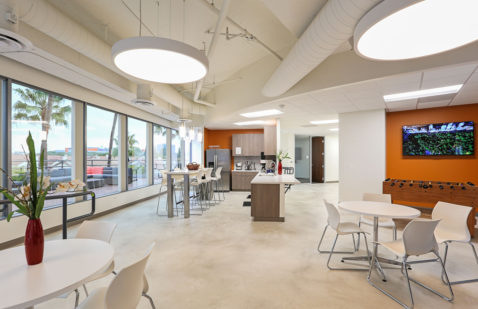 Ntrepid breakroom kitchen area