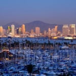 San Diego skyline from Point Loma