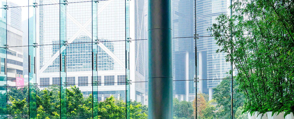 green office space