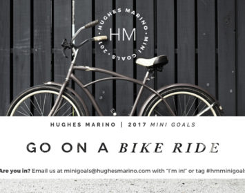 hughes marino 2017 Mini Goals ride a Bike