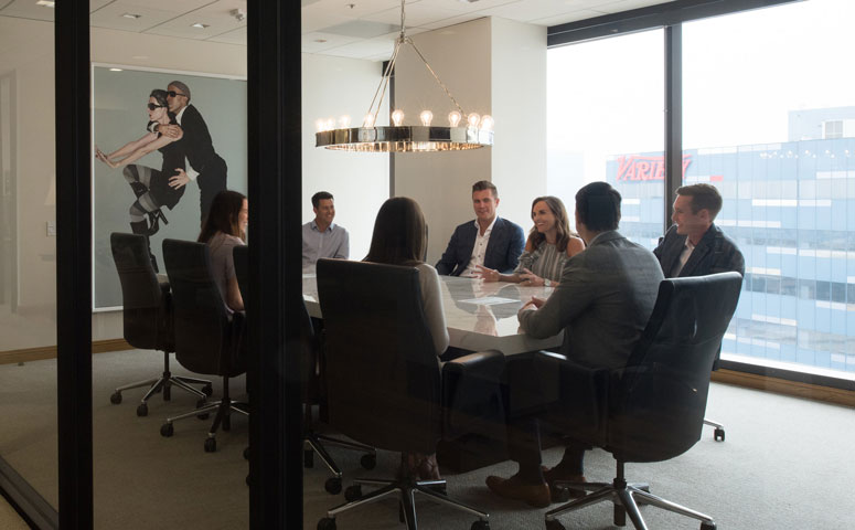 hughes marino ranked number one best place to work los angeles business journal conference room 1