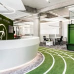 onefootball berlin headquarters reception area