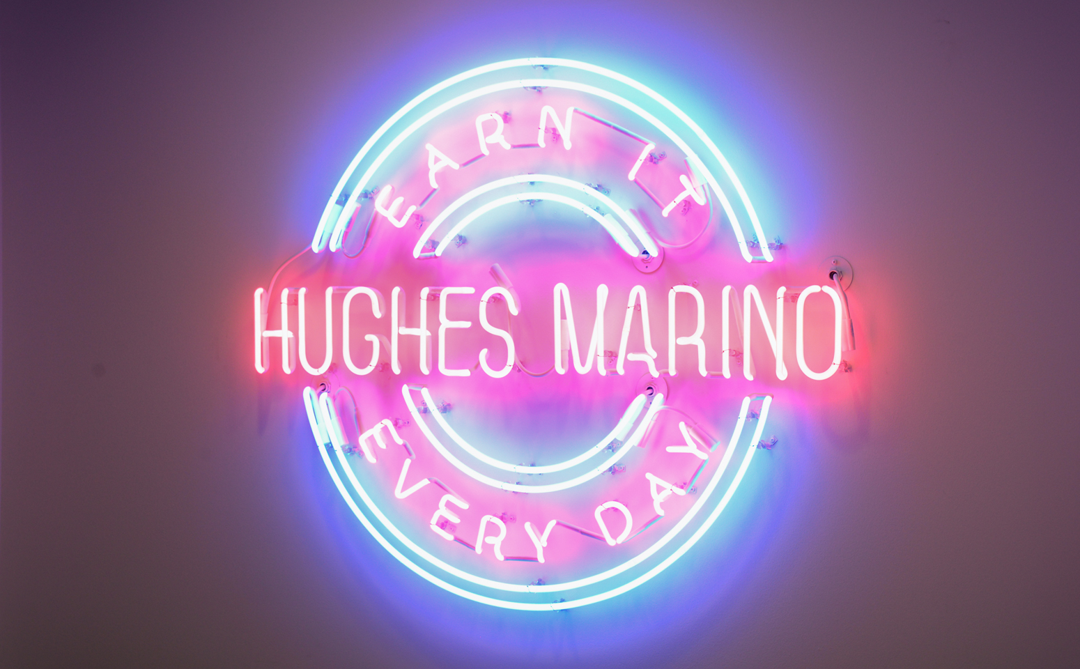 Hughes Marino orange county neon sign