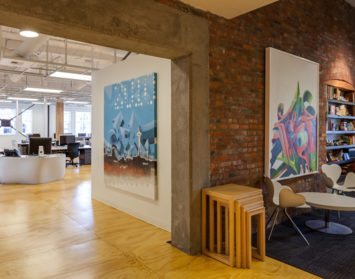 Tether agency office entrance in seattle