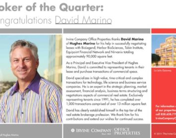HM David Marino Broker of Quarter