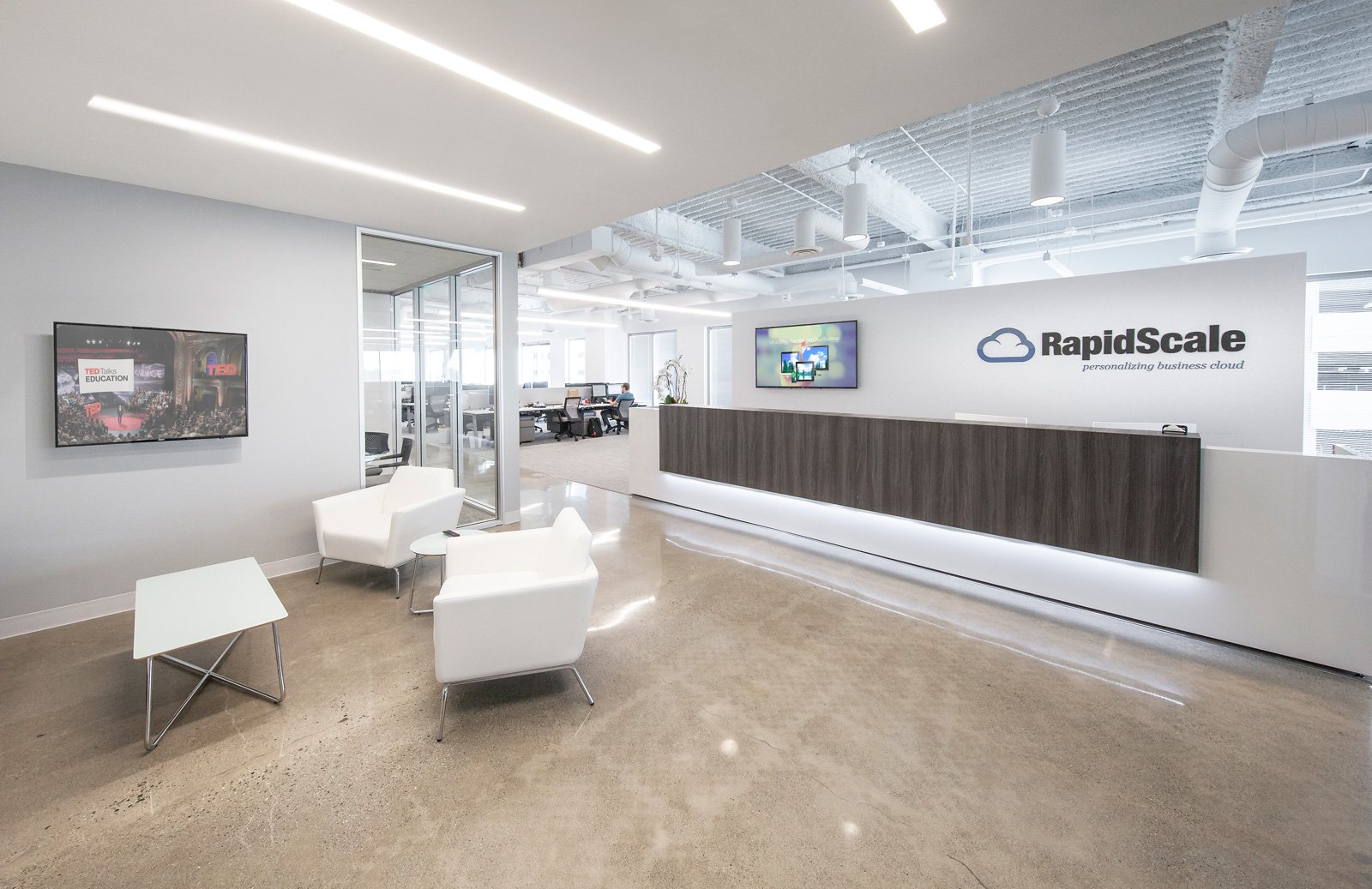 RapidScale reception area