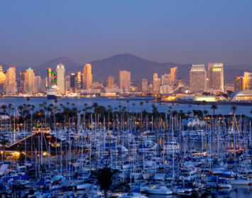 San Diego skyline from Point Loma