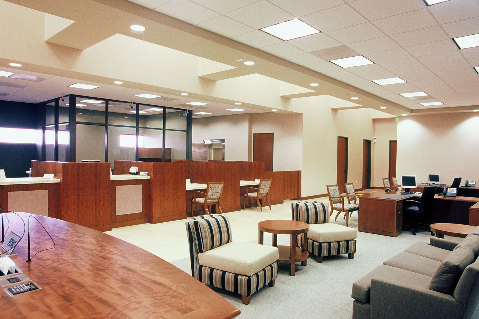 Torrey Pines Bank waiting area
