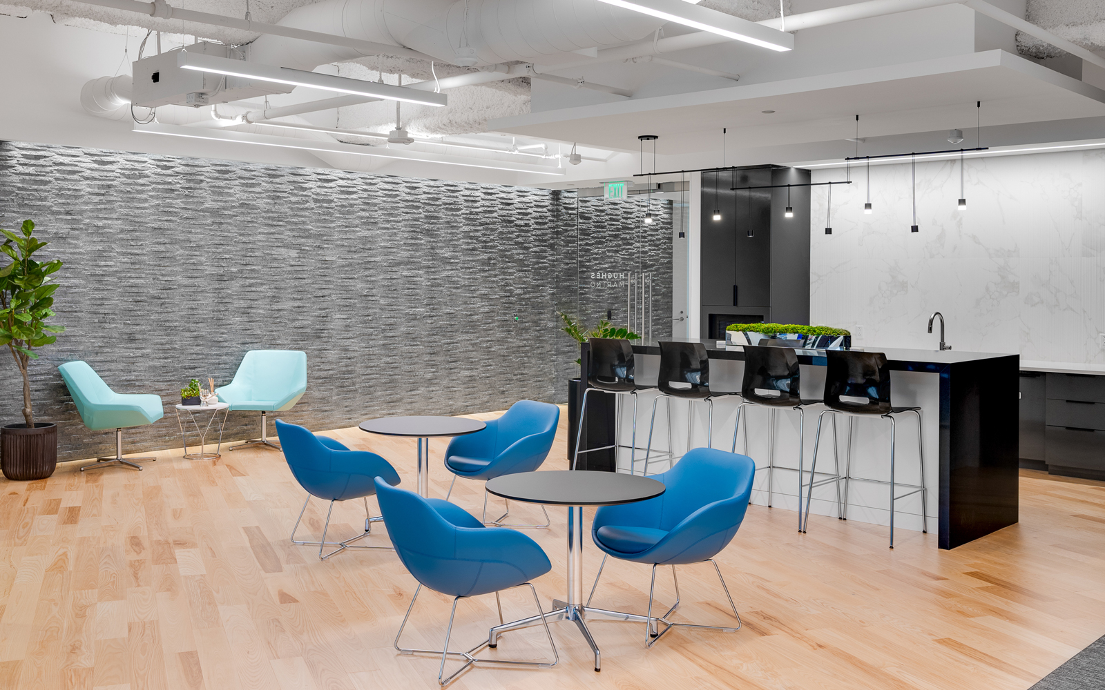 hughes marino boston office space entry