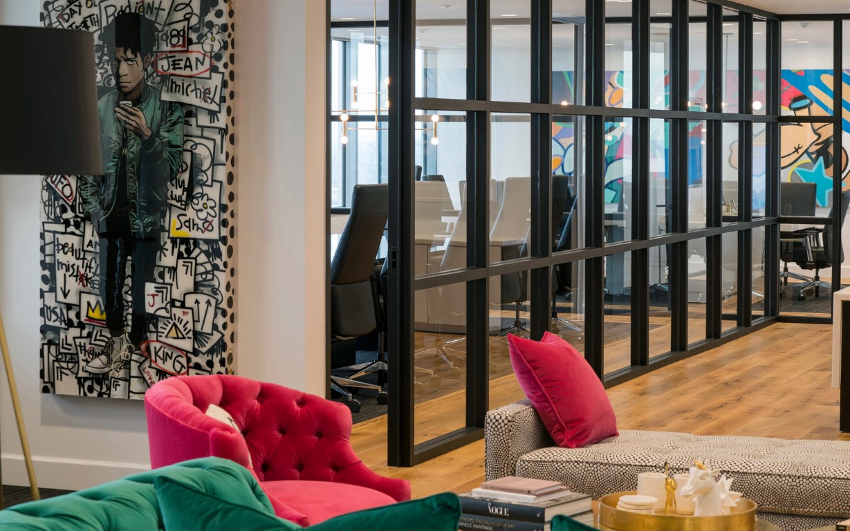 hughes marino seattle office decor