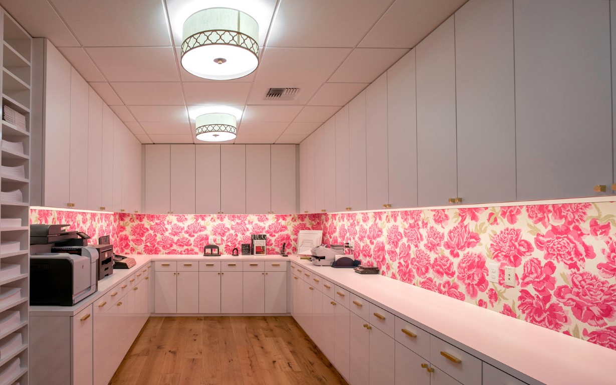 hughes marino seattle office pink copy room