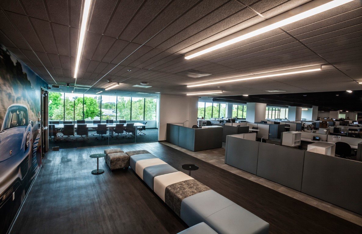the enthusiast network lounge and conference areas