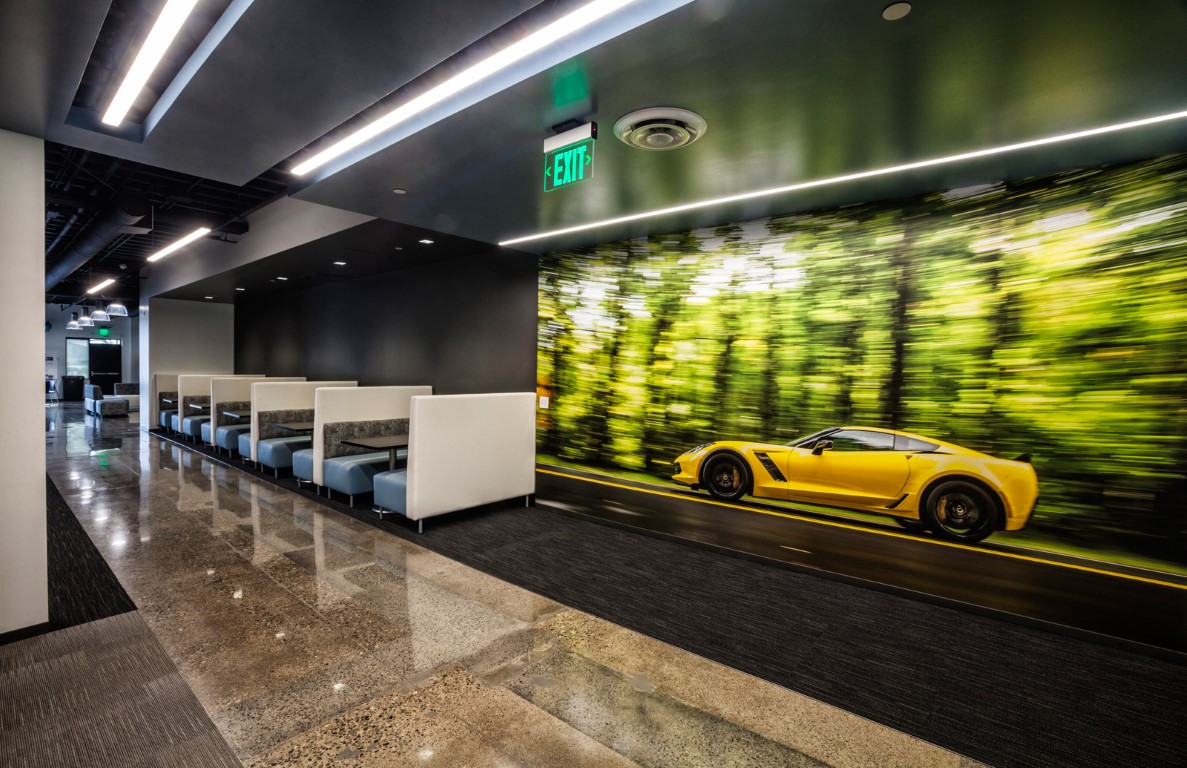 the enthusiast network racecar wall wrap