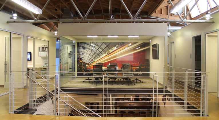 backs construction office space