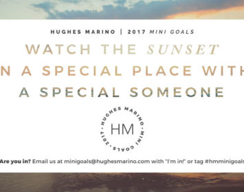 hughes marino hm mini goal watch the sunset with a special someone 1