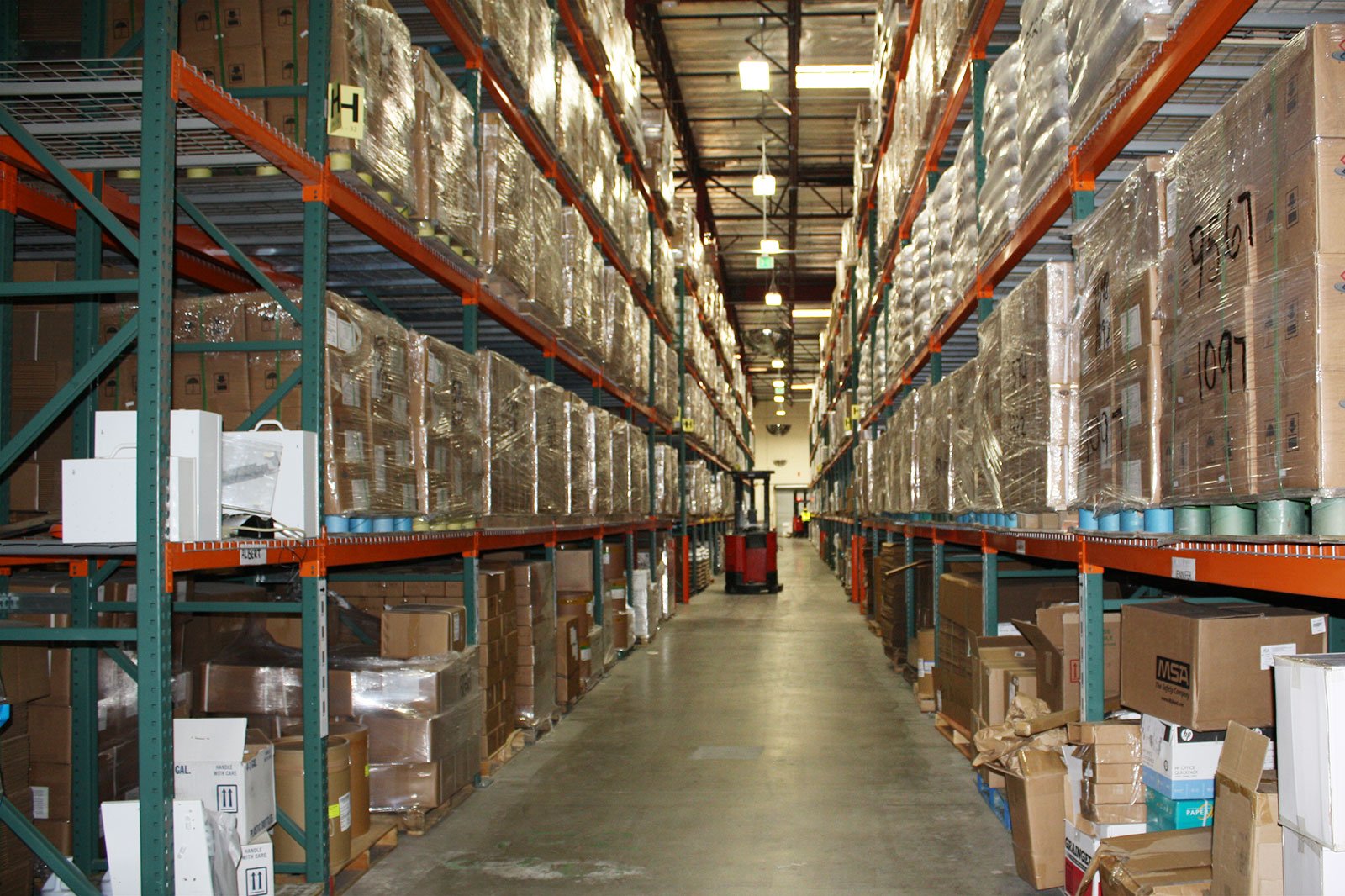 Glanbia Nutritionals warehouse forklift