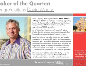 HM David Marino Broker of Quarter
