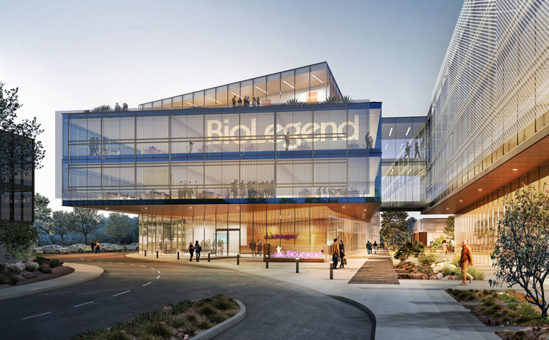 biolegend biotech campus headquarters rendering mirarmar san diego