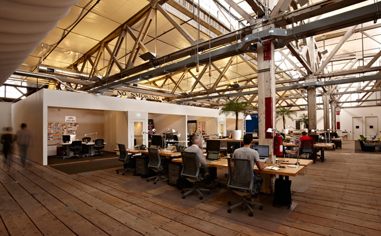 hughes marino spaces we love ideo san francisco office open ceilings