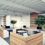 open ceiling office space