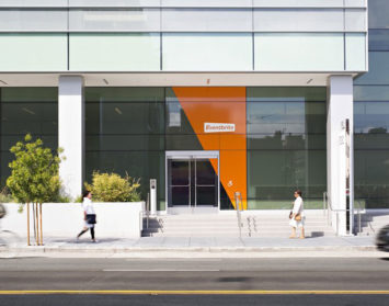 eventbrites new offices are located on the sixth and seventh floors of a building on 5th street in san franciscos south of market neighborhood