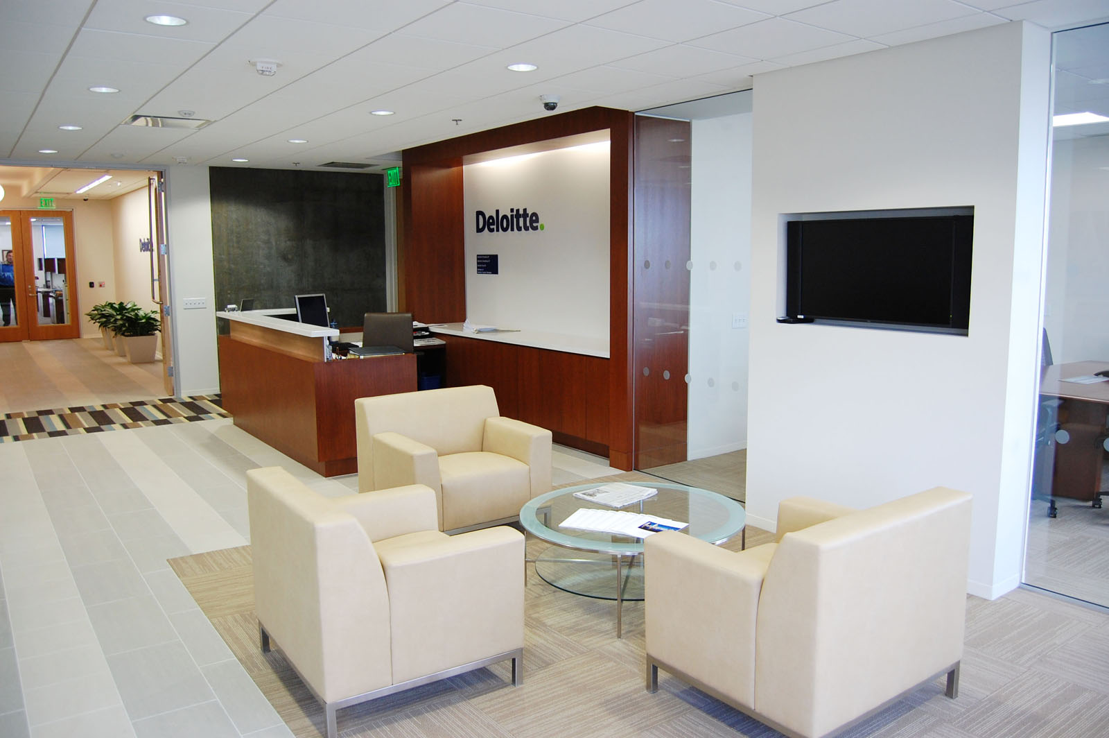 Deloitte reception area