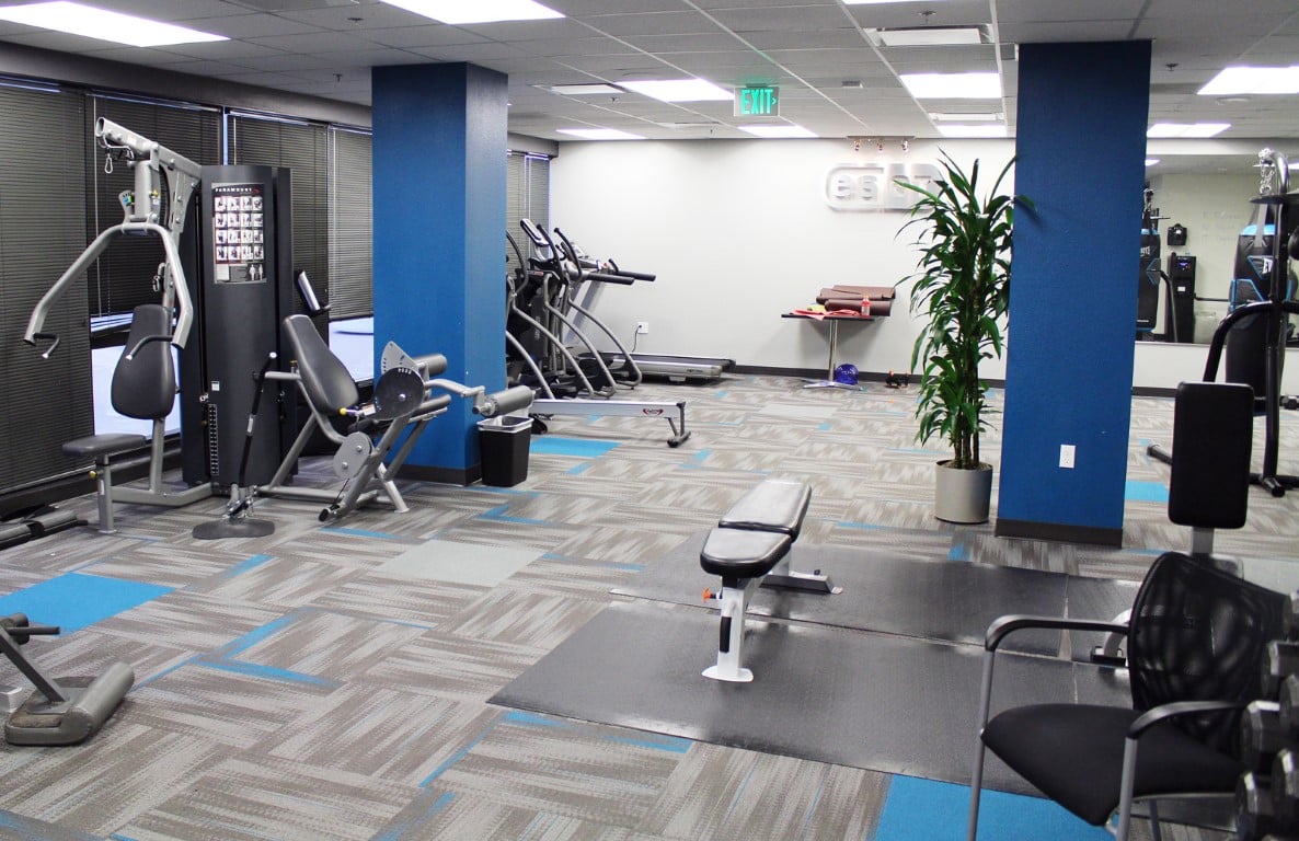 ESET North America San Diego gym weight room