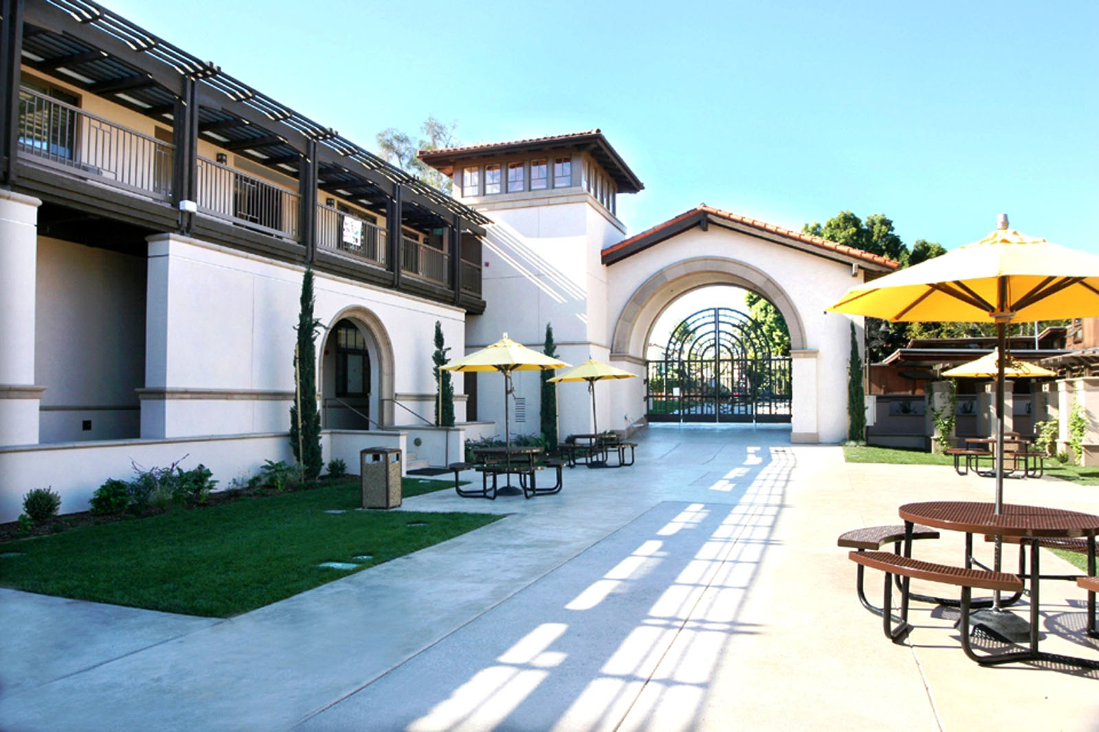 Francis Parker courtyard