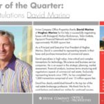 HM David Marino Broker of Quarter