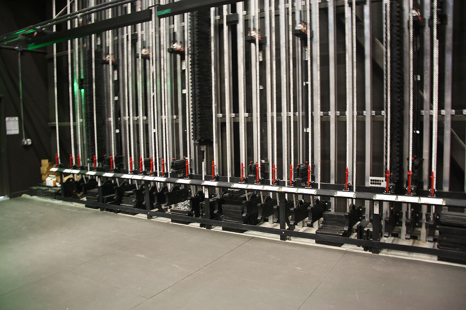 Helix High Performing Arts Center backstage