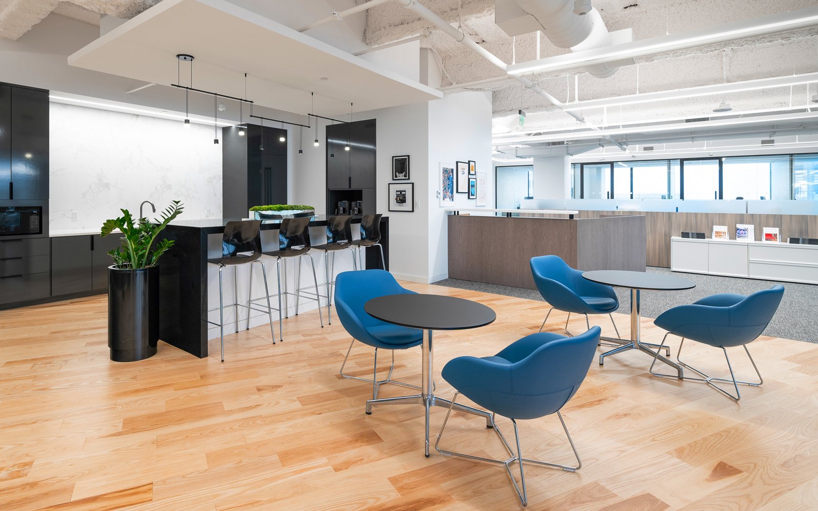 hughes marino boston office kitchen