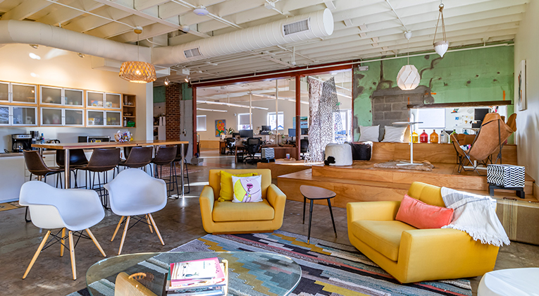 Spaces We Love: NINE dot ARTS Vibrant & Inspiring Workspace