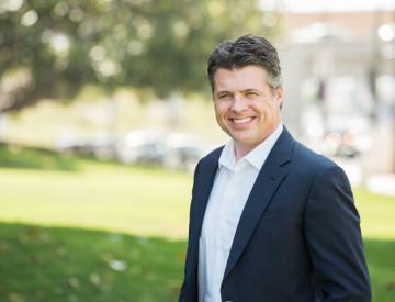Commercial real estate broker David Callahan, Senior Vice President with Hughes Marino