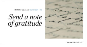 October HM Mini Goal – Send a Note of Gratitude