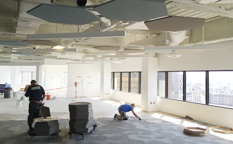 Construction is finishing up for Saas company Mindtouch's new headquarters in San Diego