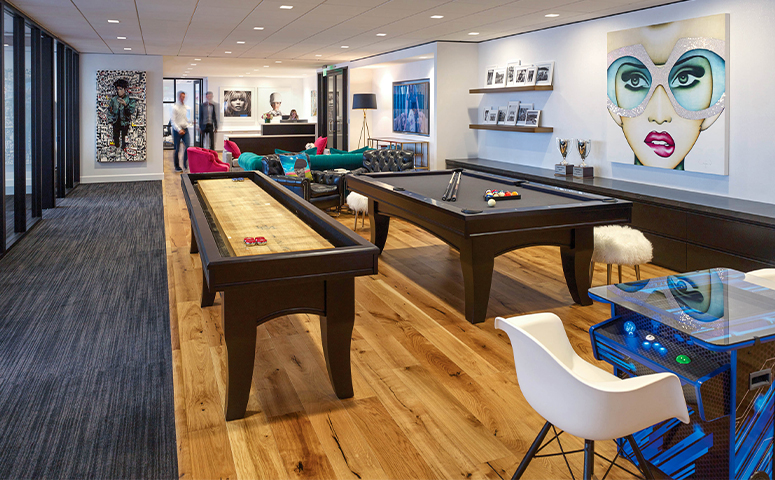 work and space designing for a destination office seattle office