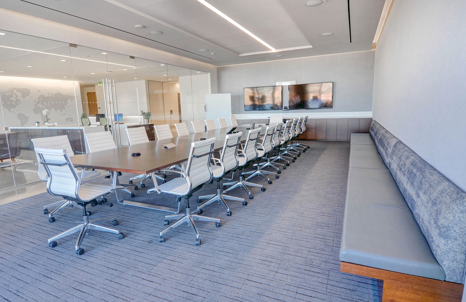 Greenwave Systems conference room glass walls