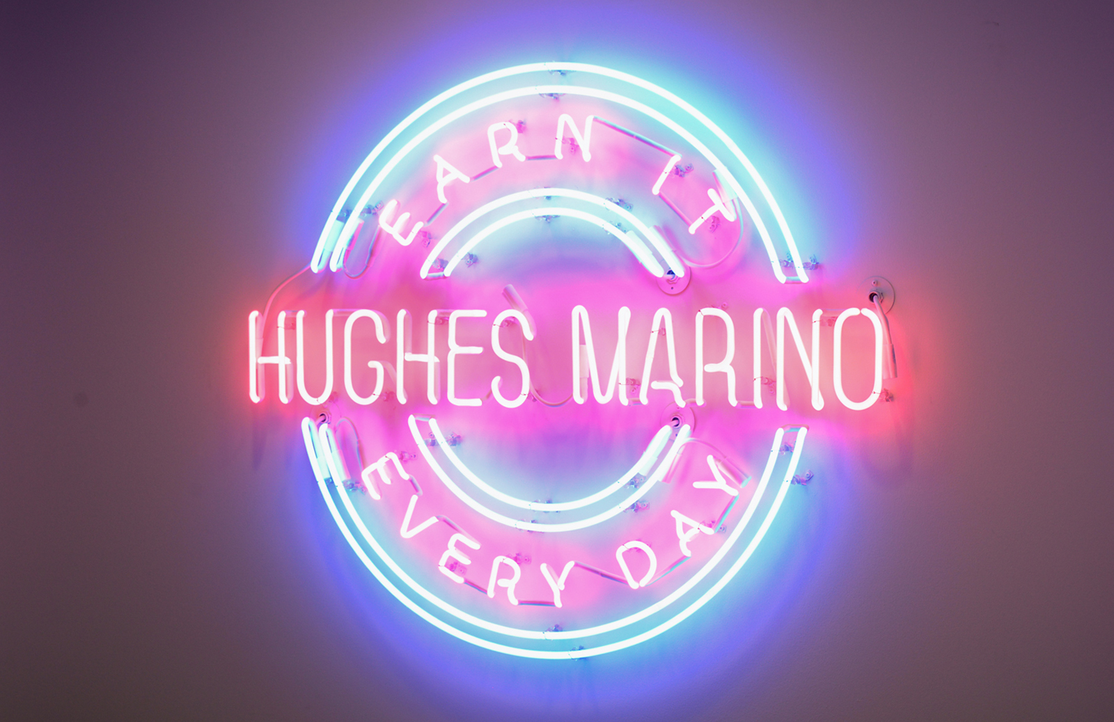 Hughes Marino orange county neon sign 1