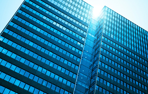 blue buildings compensation