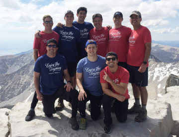 fortune rated best workplace hughes marino team hiking Mt Whitney 2016 1 2