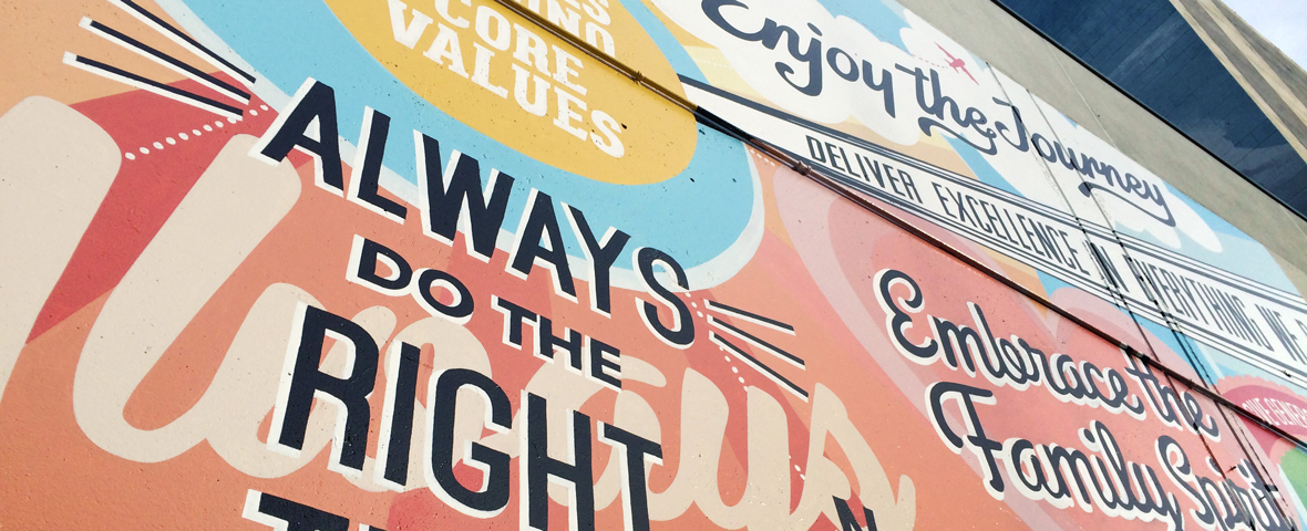 hughes marinocore values Mural Closeup