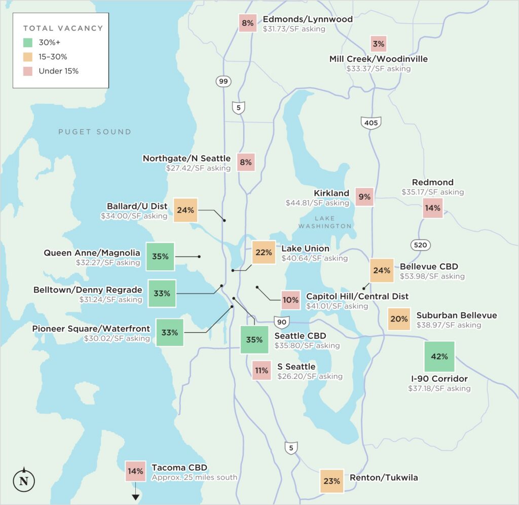 Greater Seattle Office Map