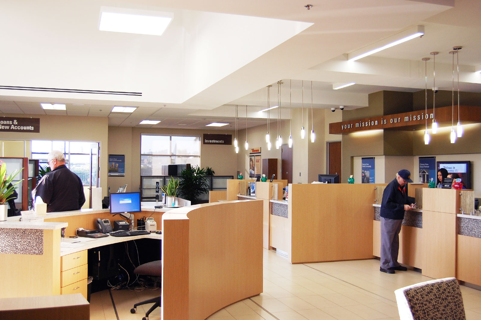Mission Federal Credit Union workspace