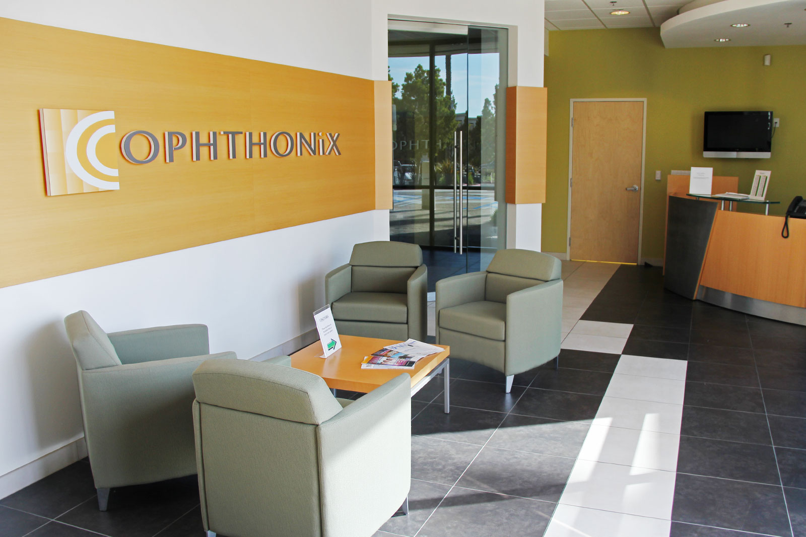 Ophthonix reception area
