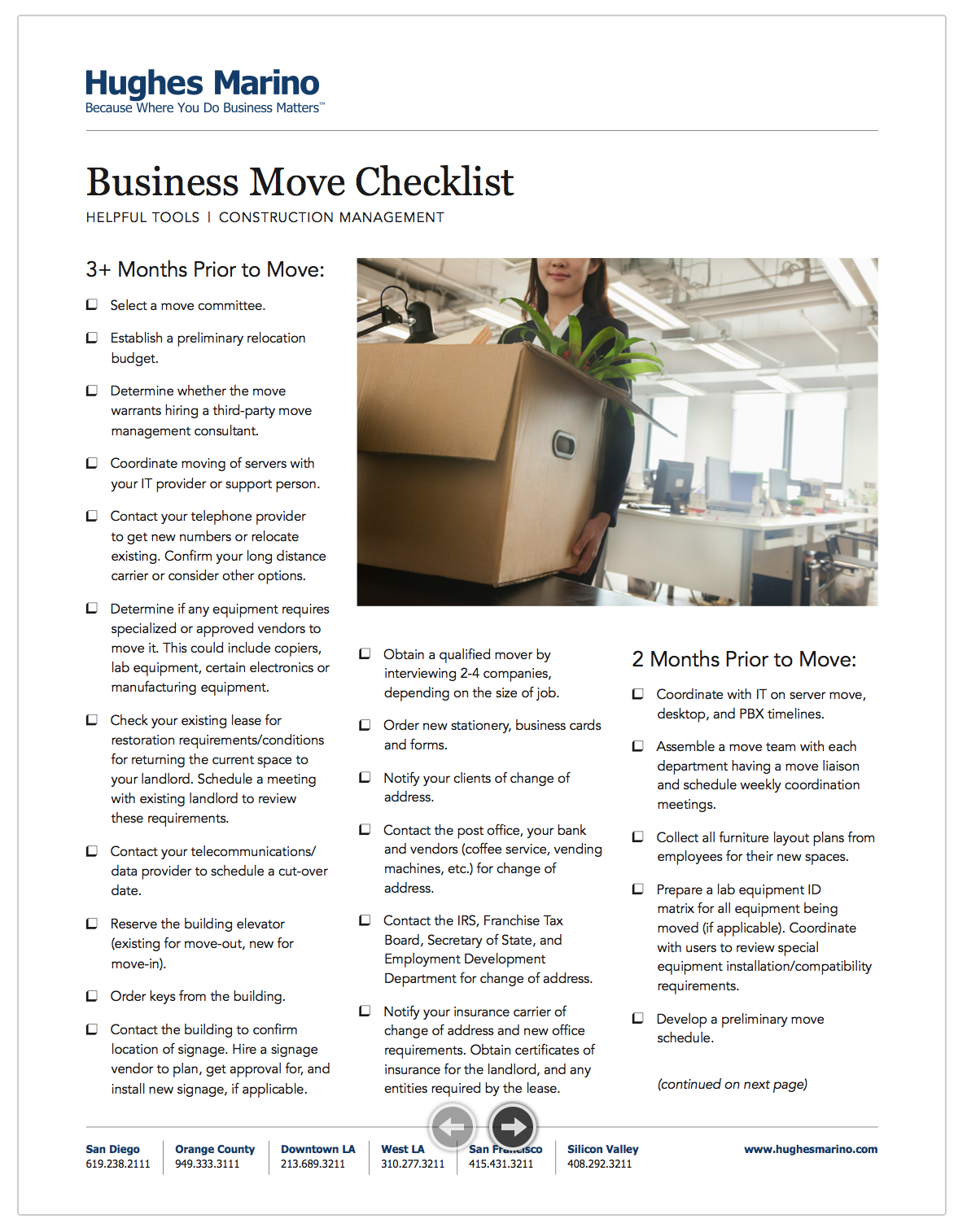 Business Move Checklist